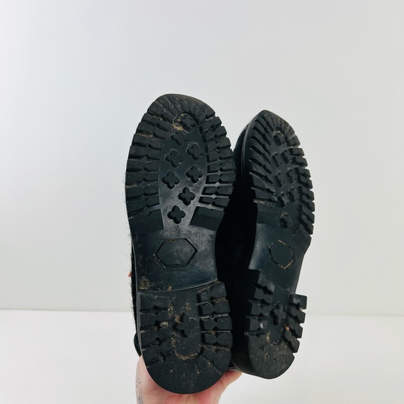 Penelope Chilvers Oscar Black Pony Skin Pull Tab Ankle Chelsea Boots UK 5 - Picture 10 of 12